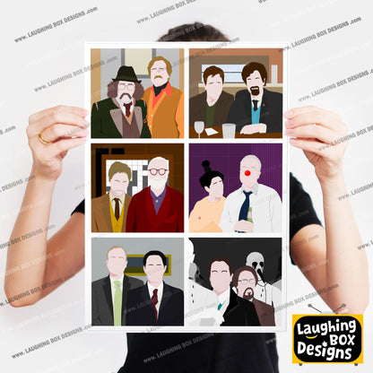 SERIES THREE CHARACTERS, Inside Number Nine Print