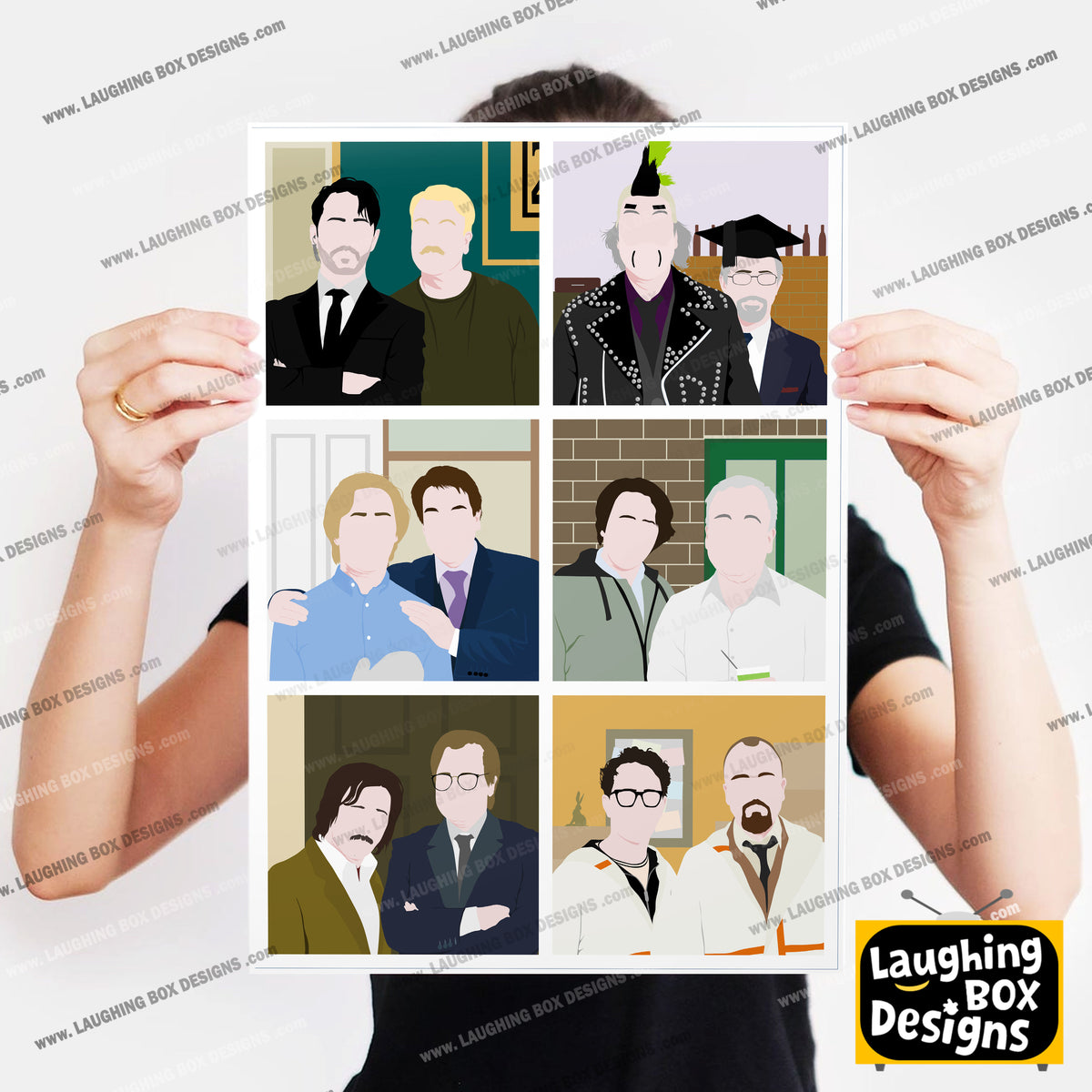 SERIES FOUR CHARACTERS, Inside Number Nine Print
