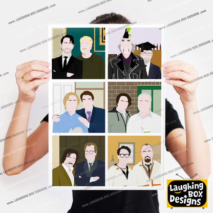 SERIES FOUR CHARACTERS, Inside Number Nine Print