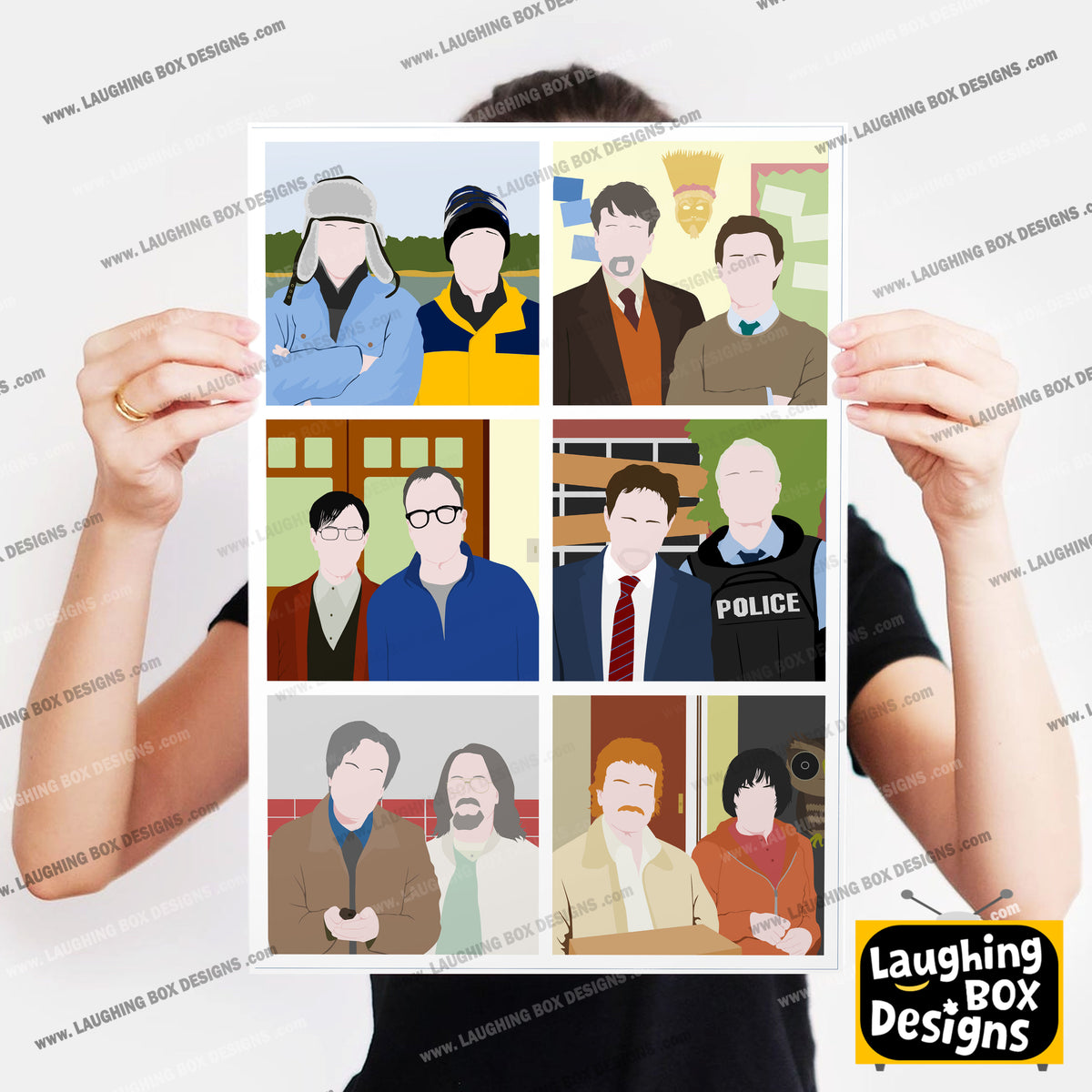 SERIES SEVEN CHARACTERS, Inside Number Nine Print
