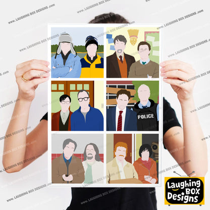 SERIES SEVEN CHARACTERS, Inside Number Nine Print