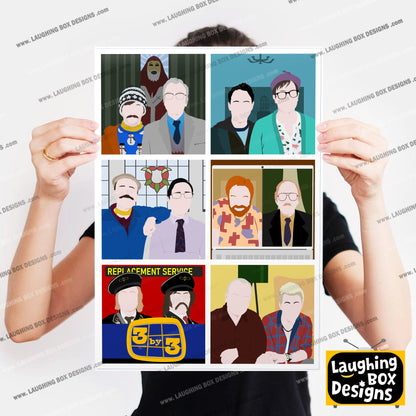 SERIES EIGHT CHARACTERS, Inside Number Nine Print