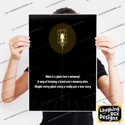 MAYBE EVERY GHOST STORY IS JUST A LOVE STORY/ GHOST LIGHT, Stage Fright / Inside Number Nine Print