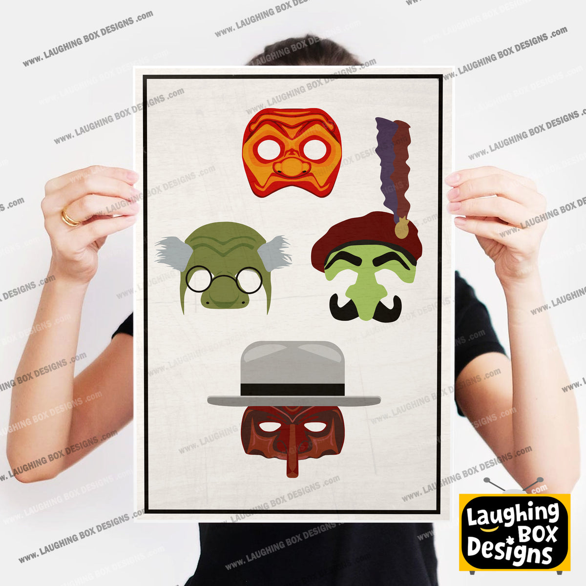 WUTHERING HEIST MASKS, Inside Number Nine Print