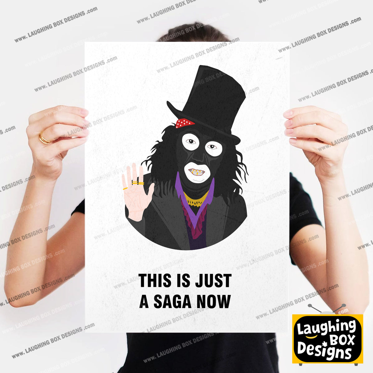PAPA LASAROU, This Is Just A Saga Now, Character Quote, The League of Gentlemen Print