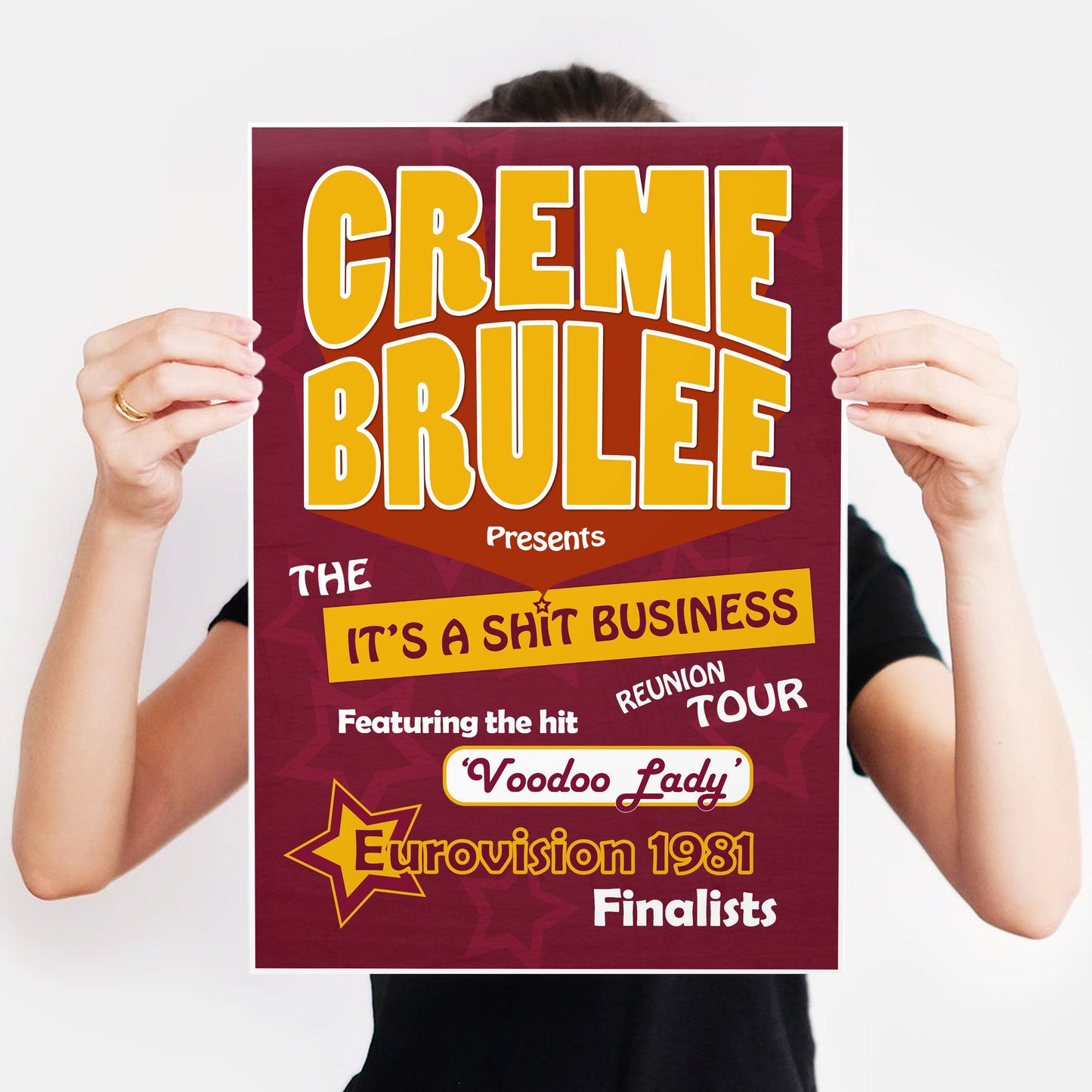 CREME BRULEE Voodoo Lady / Shit Business Tour, The League of Gentlemen Print.
