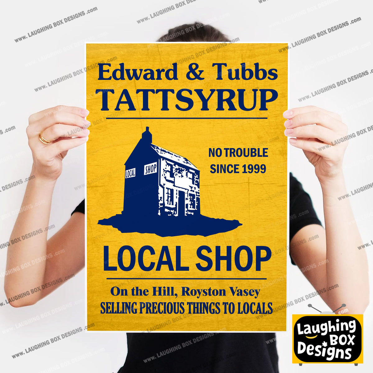 LOCAL SHOP ADVERT Edward and Tubbs Tattsyrup, The League of Gentlemen Print