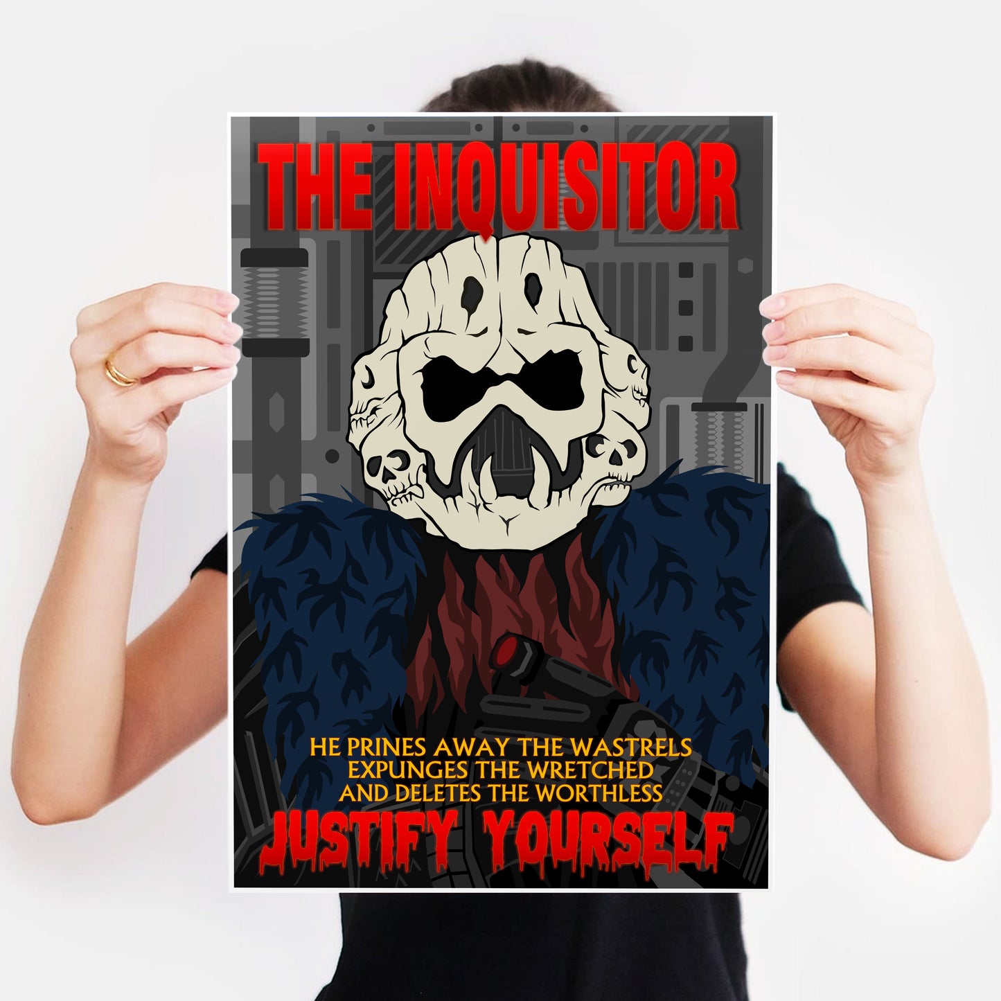 THE INQUISITOR Justify Yourself, Red Dwarf Print