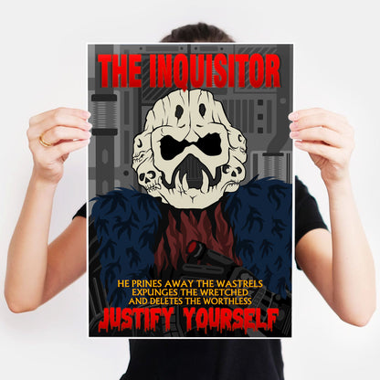 THE INQUISITOR Justify Yourself, Red Dwarf Print