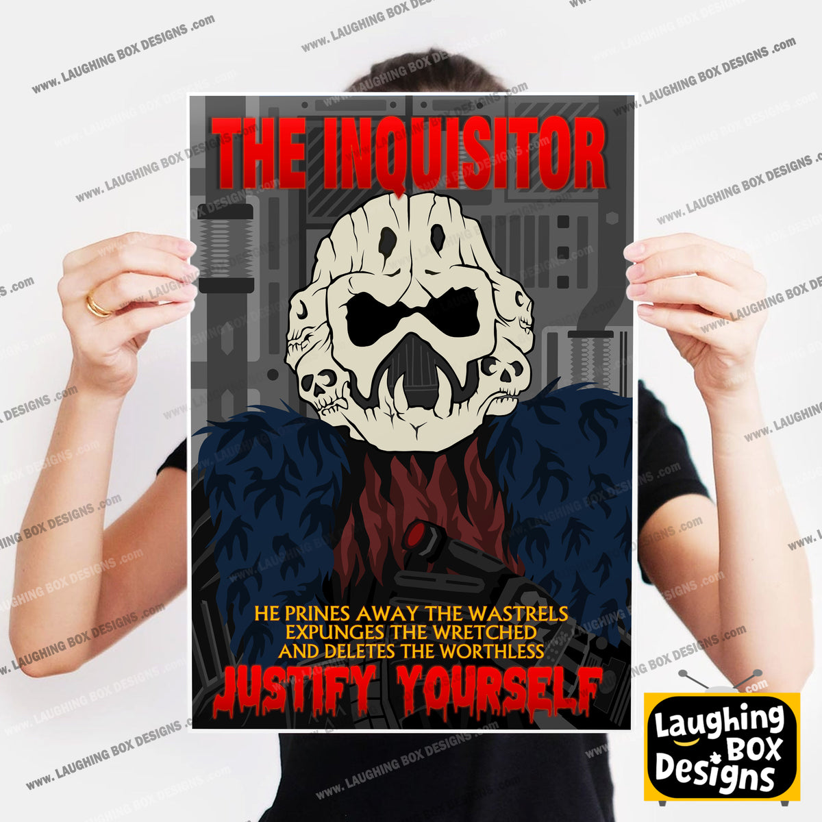 THE INQUISITOR Justify Yourself, Red Dwarf Print