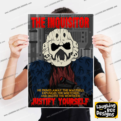THE INQUISITOR Justify Yourself, Red Dwarf Print
