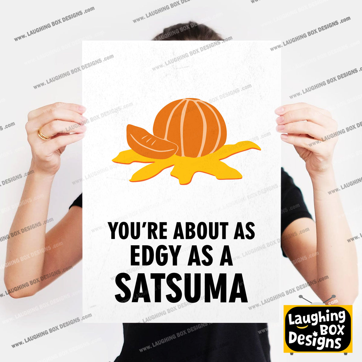 YOU'RE ABOUT AS EDGY AS A SATSUMA, Vince Noir Character Quotes, The Mighty Boosh Print