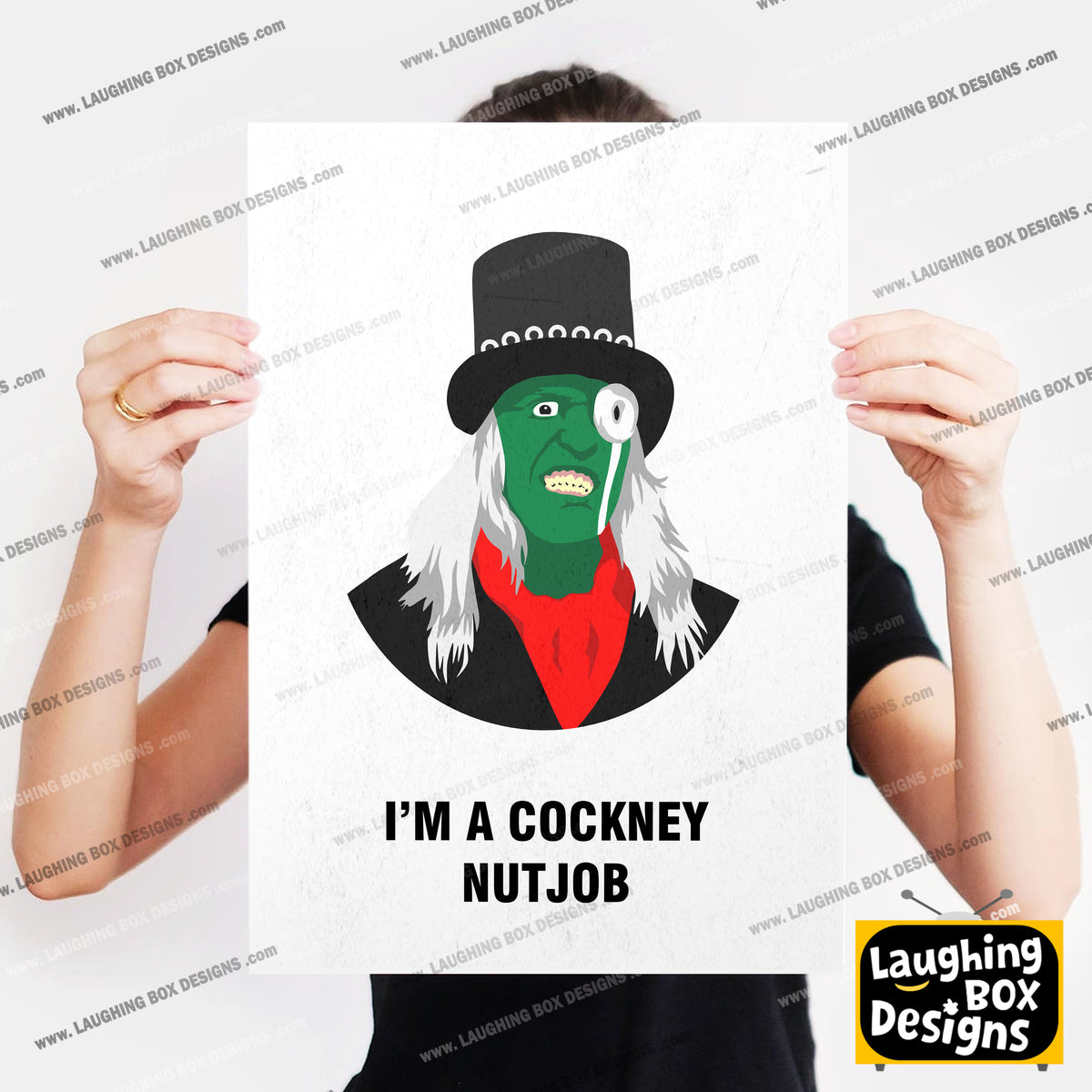 THE HITCHER, I'm A Cockney Nutjob, Character Quotes, The Mighty Boosh Print