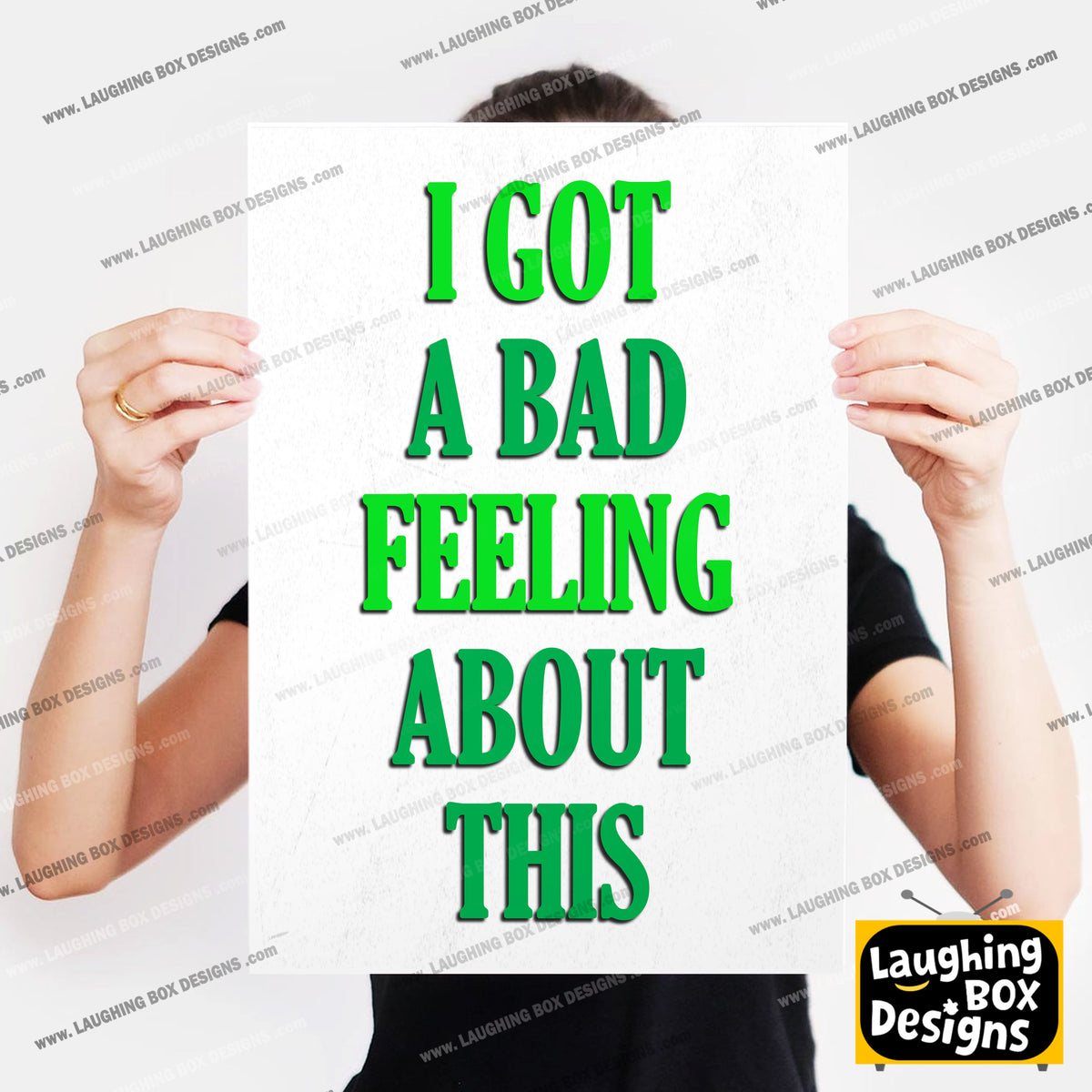 I GOT A BAD FEELING ABOUT THIS, Bollo Character Quotes, The Mighty Boosh Print