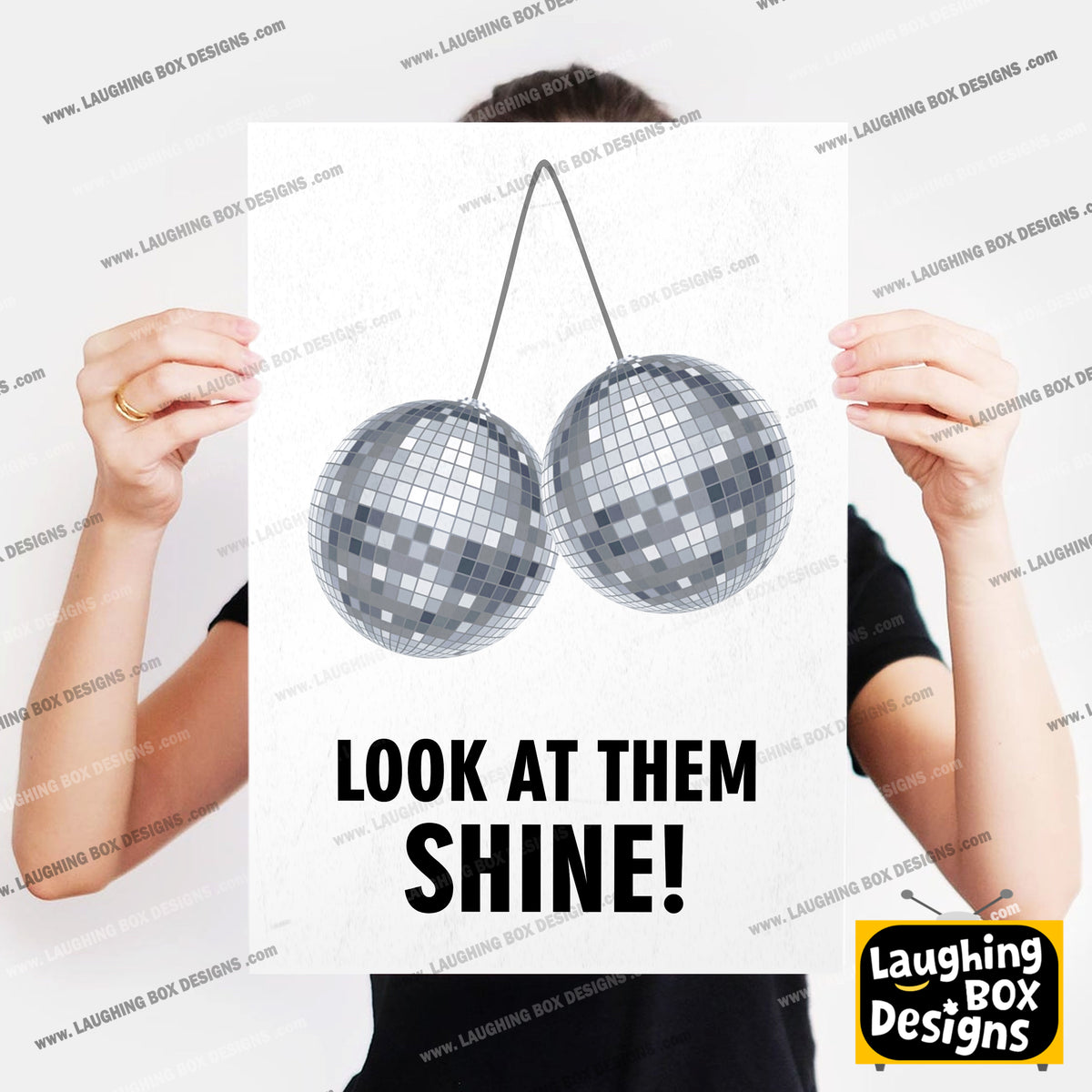 LOOK AT THEM SHINE!, Mr Susan Character Quotes, The Mighty Boosh Print