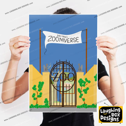 ZOONIVERSE, Series 1 Setting, The Mighty Boosh Print