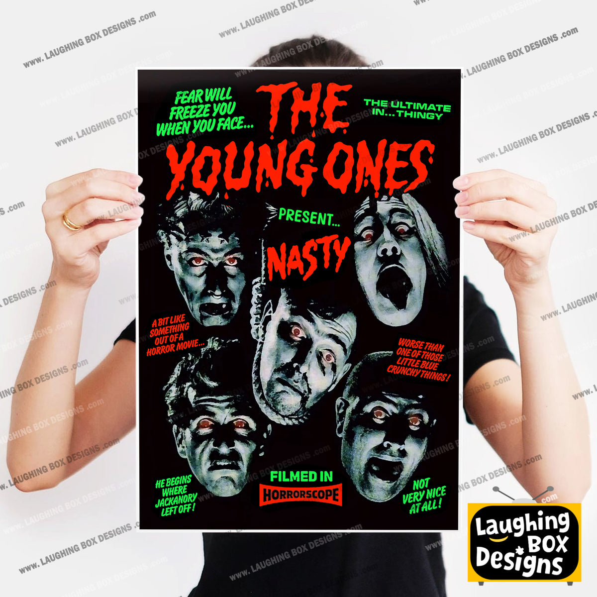 THE YOUNG ONES Presents NASTY, Horror Episode Poster, The Young Ones Print