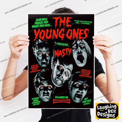 THE YOUNG ONES Presents NASTY, Horror Episode Poster, The Young Ones Print