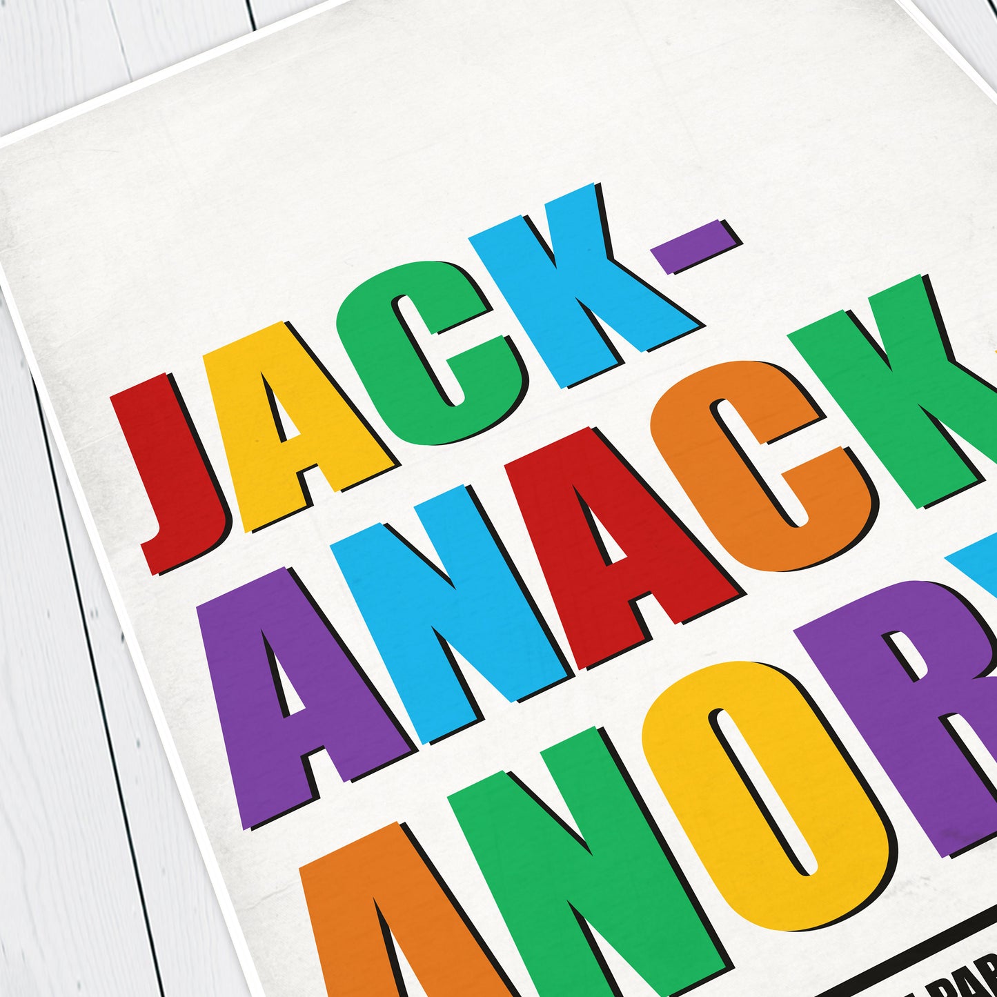 JACKANACKANORY! Alan Partridge Print
