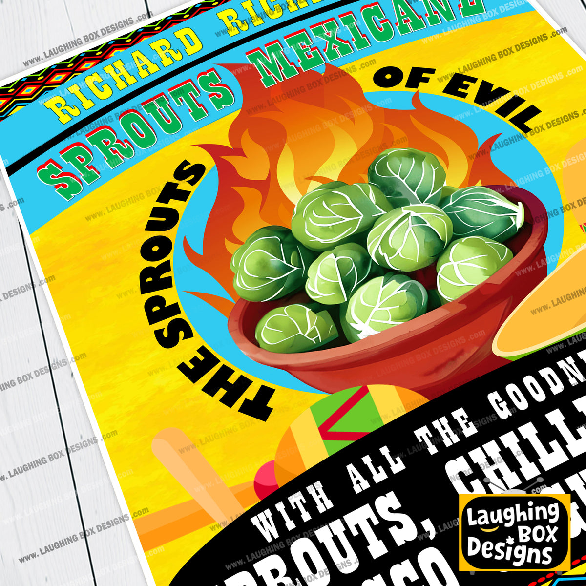 SPROUTS MEXICANE, Sprouts of Evil Advert, Bottom Print