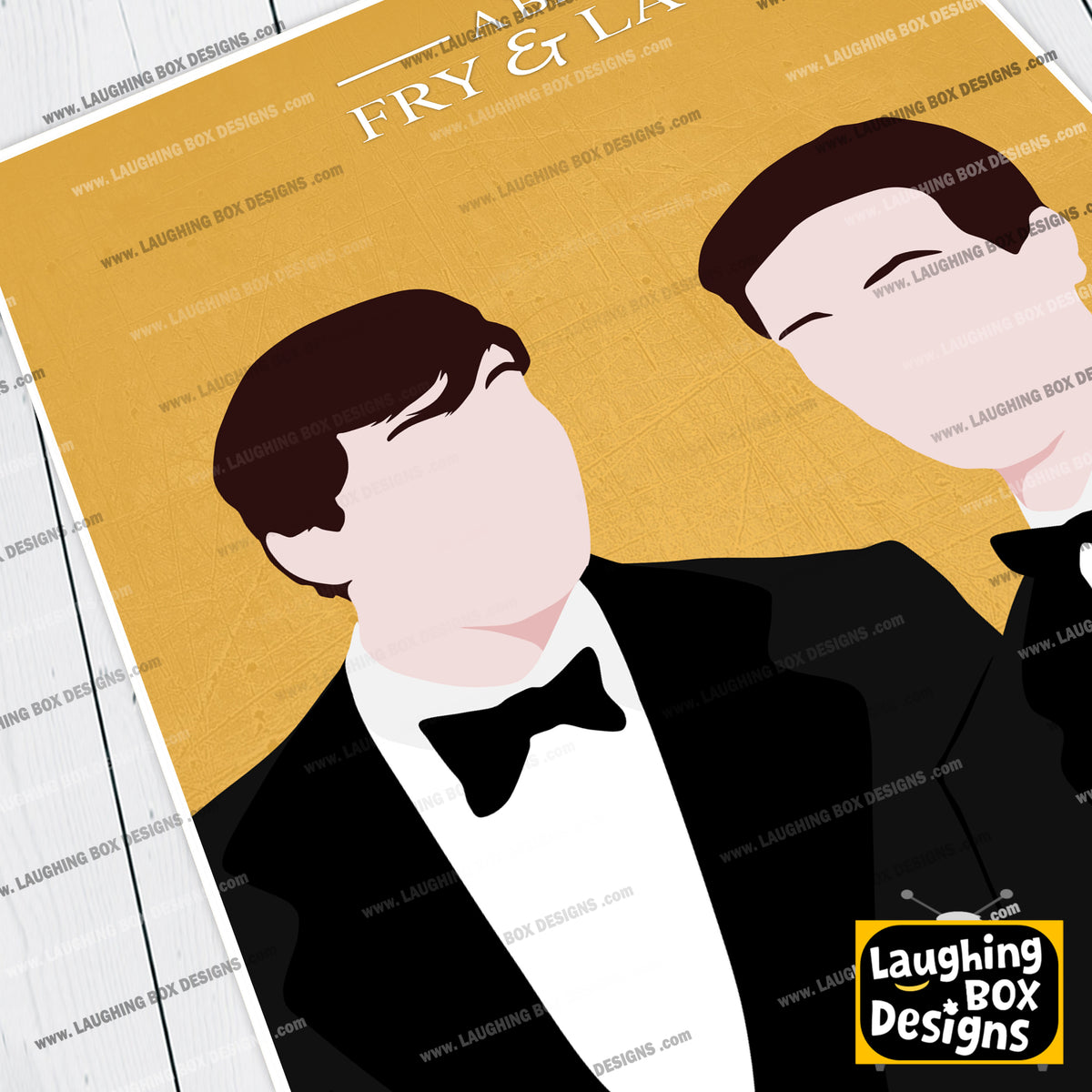 A BIT OF FRY AND LAURIE Comedy Characters Minimalist Print