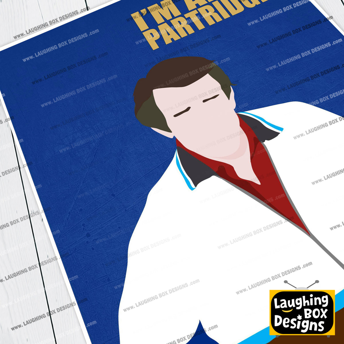 ALAN PARTRIDGE Comedy Characters Minimalist Print