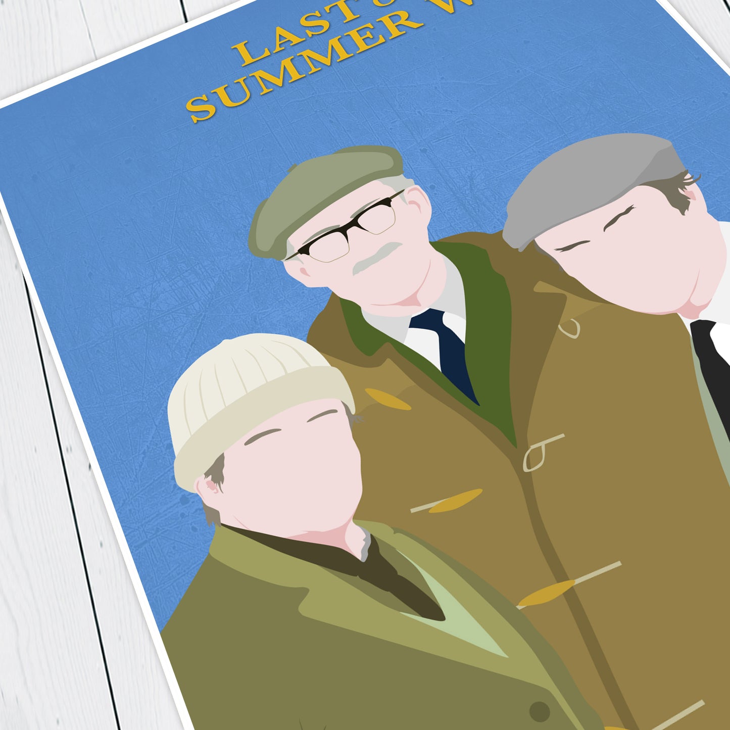 LAST OF THE SUMMER WINE Comedy Characters Minimalist Print