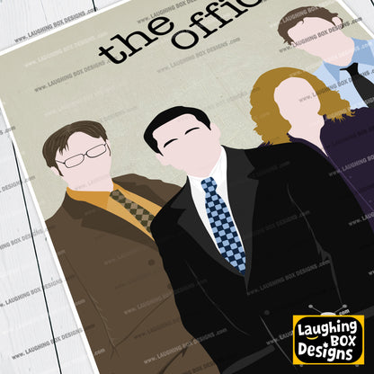 THE OFFICE (US) Comedy Characters Minimalist Print