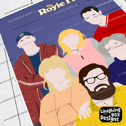 THE ROYLE FAMILY Comedy Characters Minimalist Print