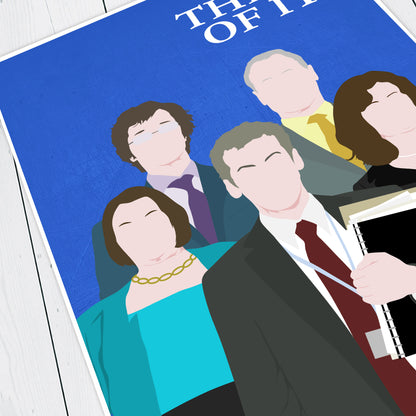 THE THICK OF IT Comedy Characters Minimalist Print