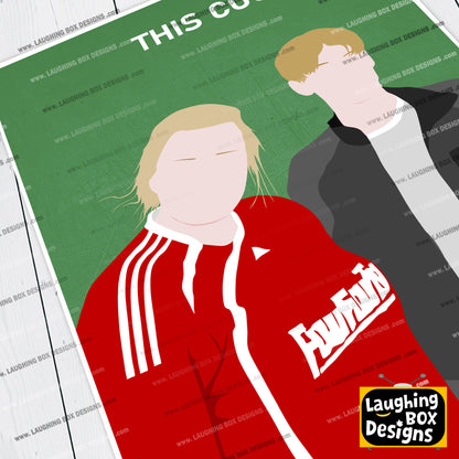 THIS COUNTRY Comedy Characters Minimalist Print