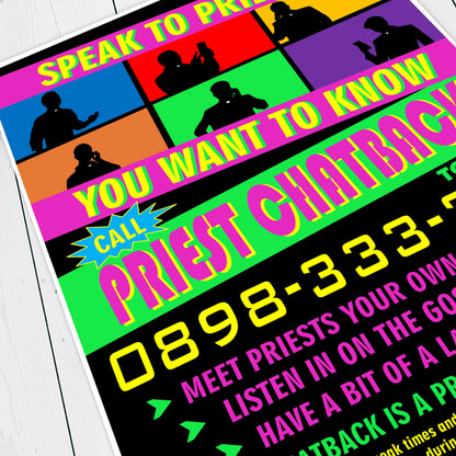 Priest Chatback / Father Ted Poster, Father Ted Print
