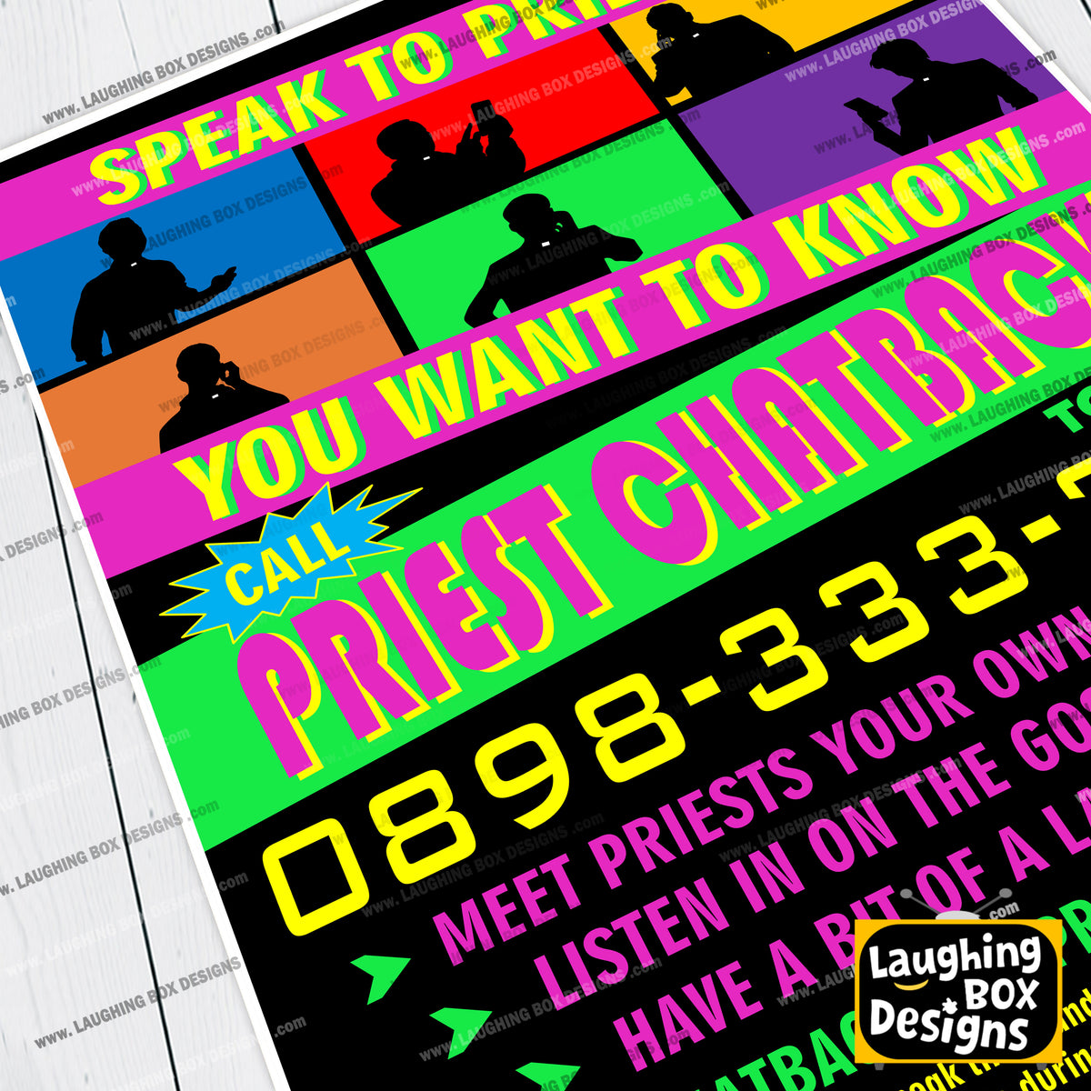 Priest Chatback / Father Ted Poster, Father Ted Print