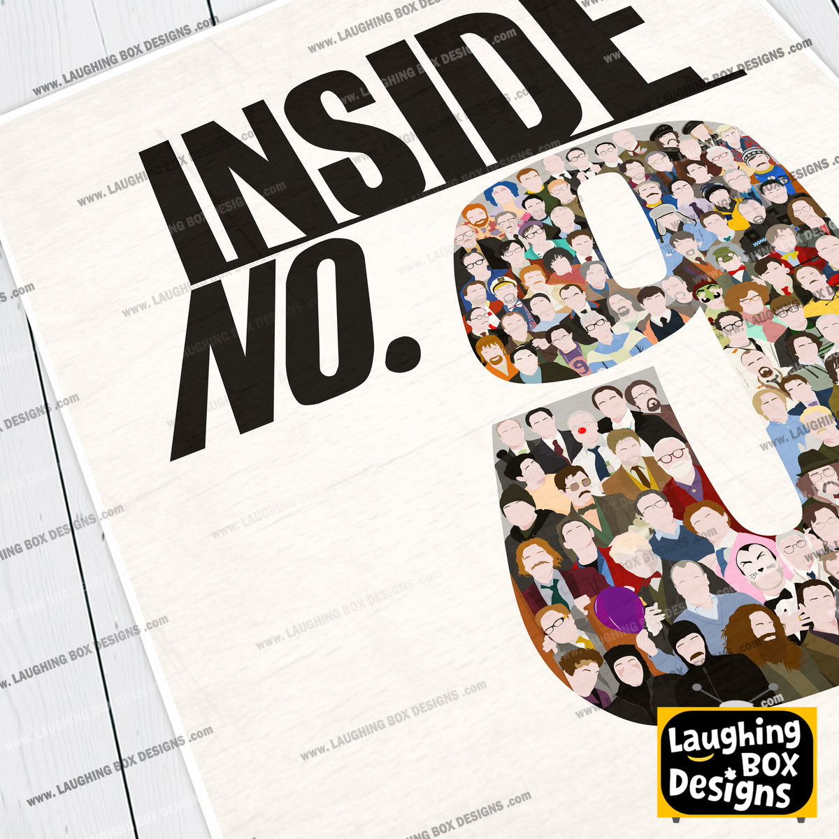 THE FACES OF INSIDE NO.9, Inside Number Nine Print