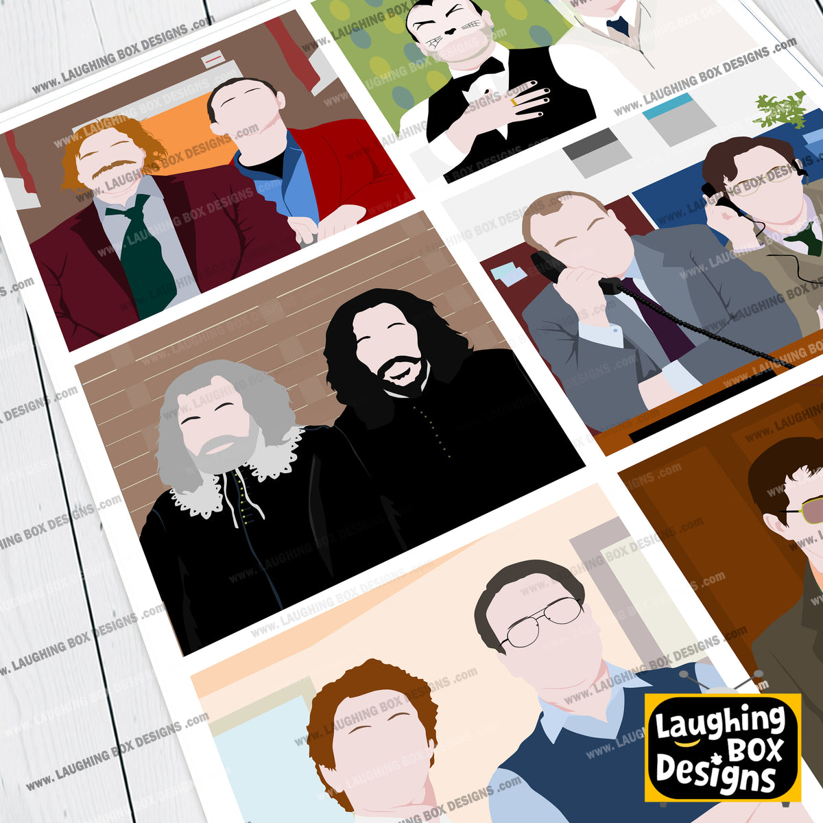 SERIES TWO CHARACTERS, Inside Number Nine Print