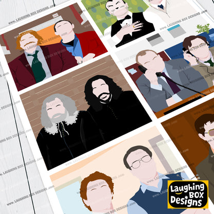 SERIES TWO CHARACTERS, Inside Number Nine Print