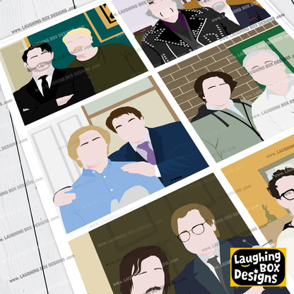 SERIES FOUR CHARACTERS, Inside Number Nine Print