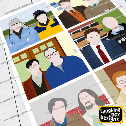 SERIES SEVEN CHARACTERS, Inside Number Nine Print