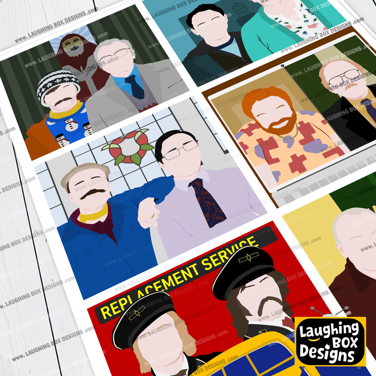 SERIES EIGHT CHARACTERS, Inside Number Nine Print