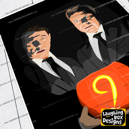 DEAD LINE, STEVE AND REECE, Inside Number Nine Print