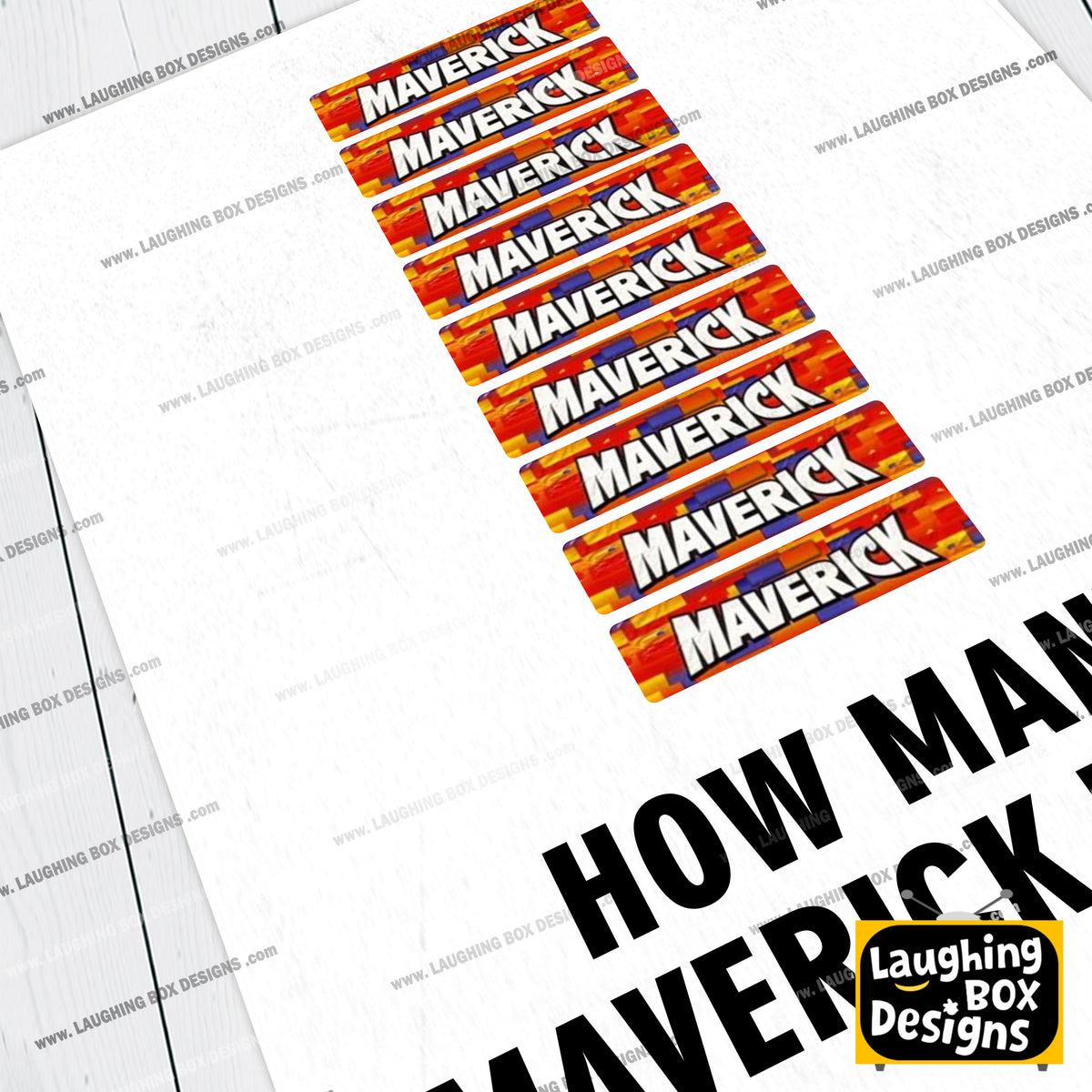 HOW MANY MAVERICK BARS? Pops Character Quote, The League of Gentlemen Print