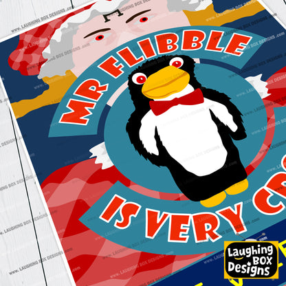 MR FLIBBLE IS VERY CROSS! Quarantined Rimmer, Red Dwarf Print