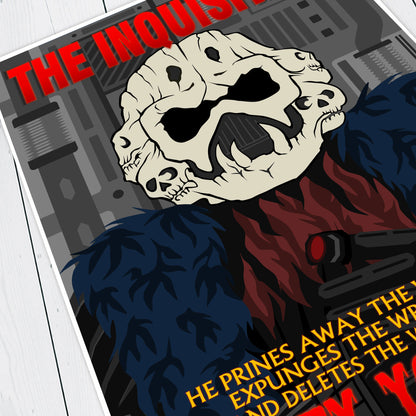 THE INQUISITOR Justify Yourself, Red Dwarf Print