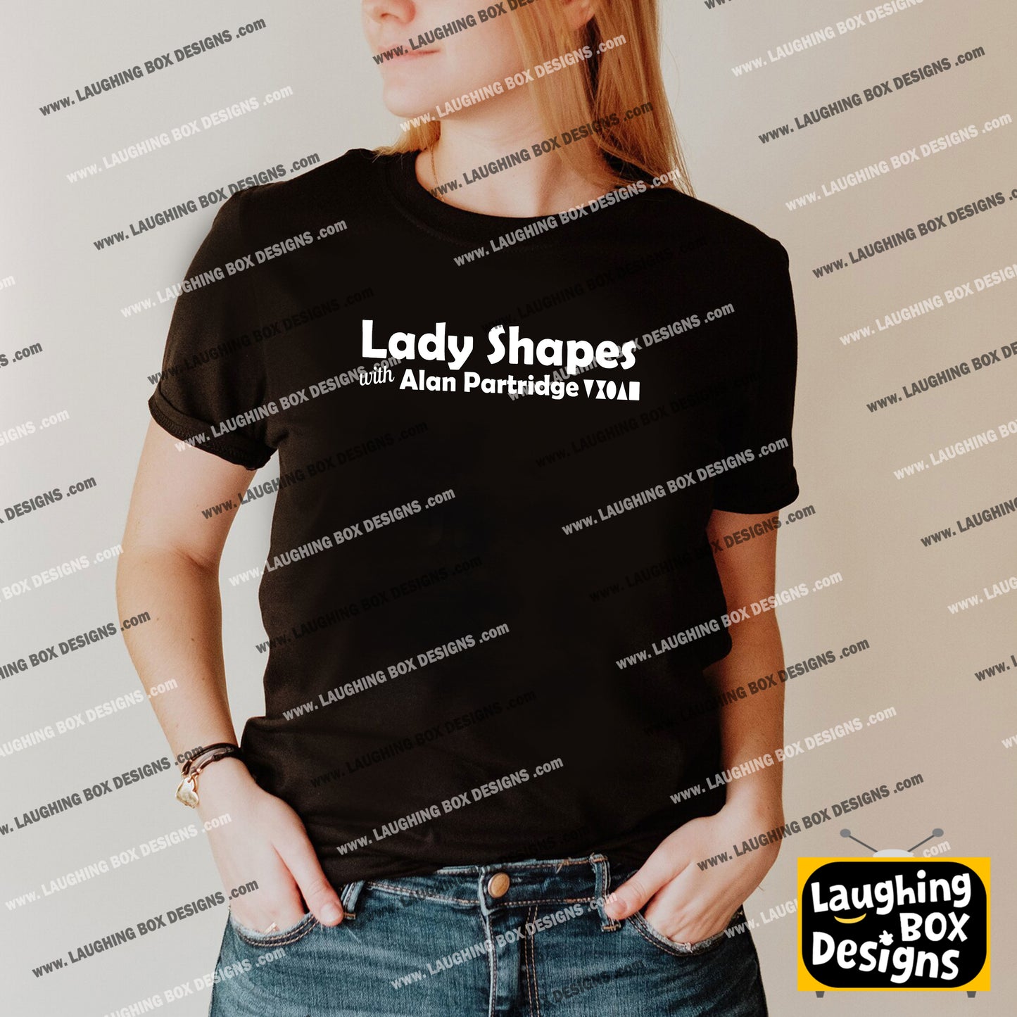 Lady Shapes with Alan Partridge - Alan Partridge T-Shirt