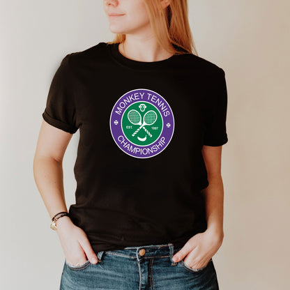 Monkey Tennis Championships - Alan Partridge T-Shirt