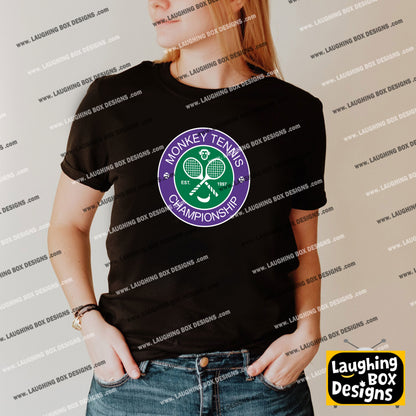 Monkey Tennis Championships - Alan Partridge T-Shirt