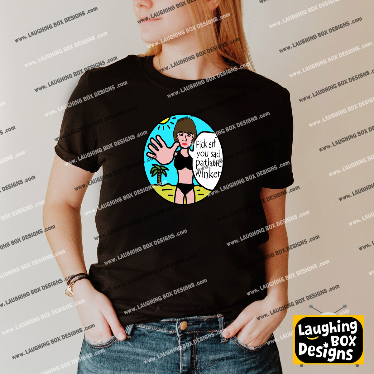 FICK ERF YOU SAD PATHTIC WINKER, Richie's Play Telescope - Bottom T-Shirt