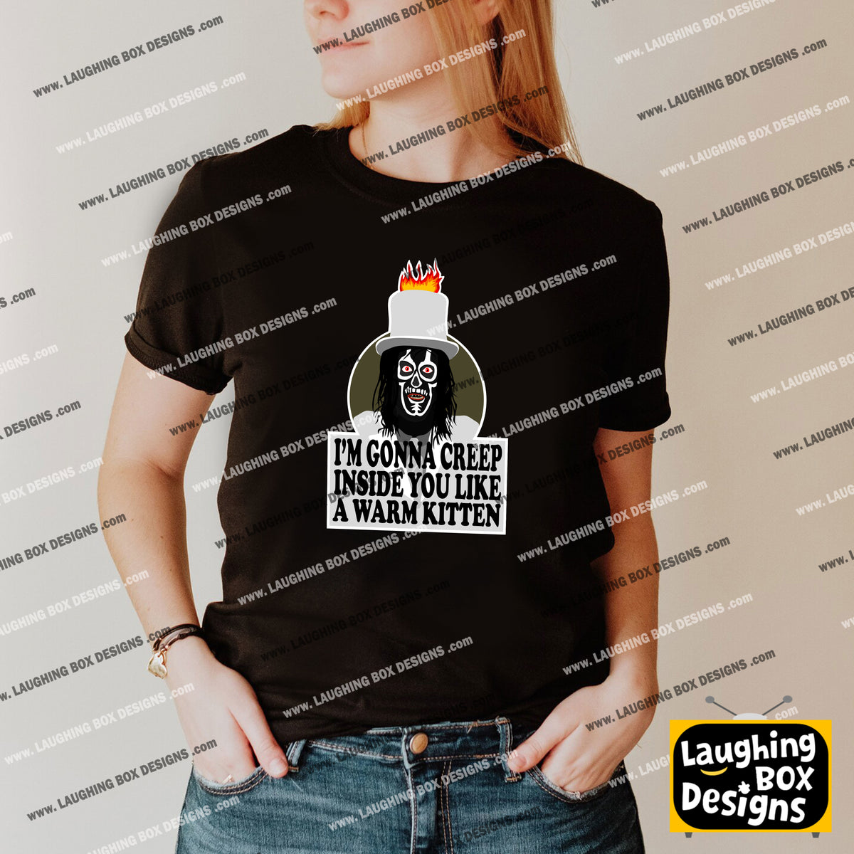 THE SPIRIT OF JAZZ , Gonna Creep Inside You Like a Warn Kitten, The Mighty Boosh T-Shirt