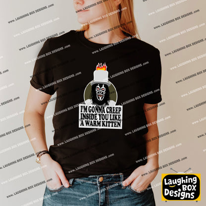 THE SPIRIT OF JAZZ , Gonna Creep Inside You Like a Warn Kitten, The Mighty Boosh T-Shirt