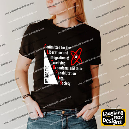 WE ARE C.L.I.T.O.R.I.S RIMMER PEACE GROUP - Red Dwarf T-Shirt
